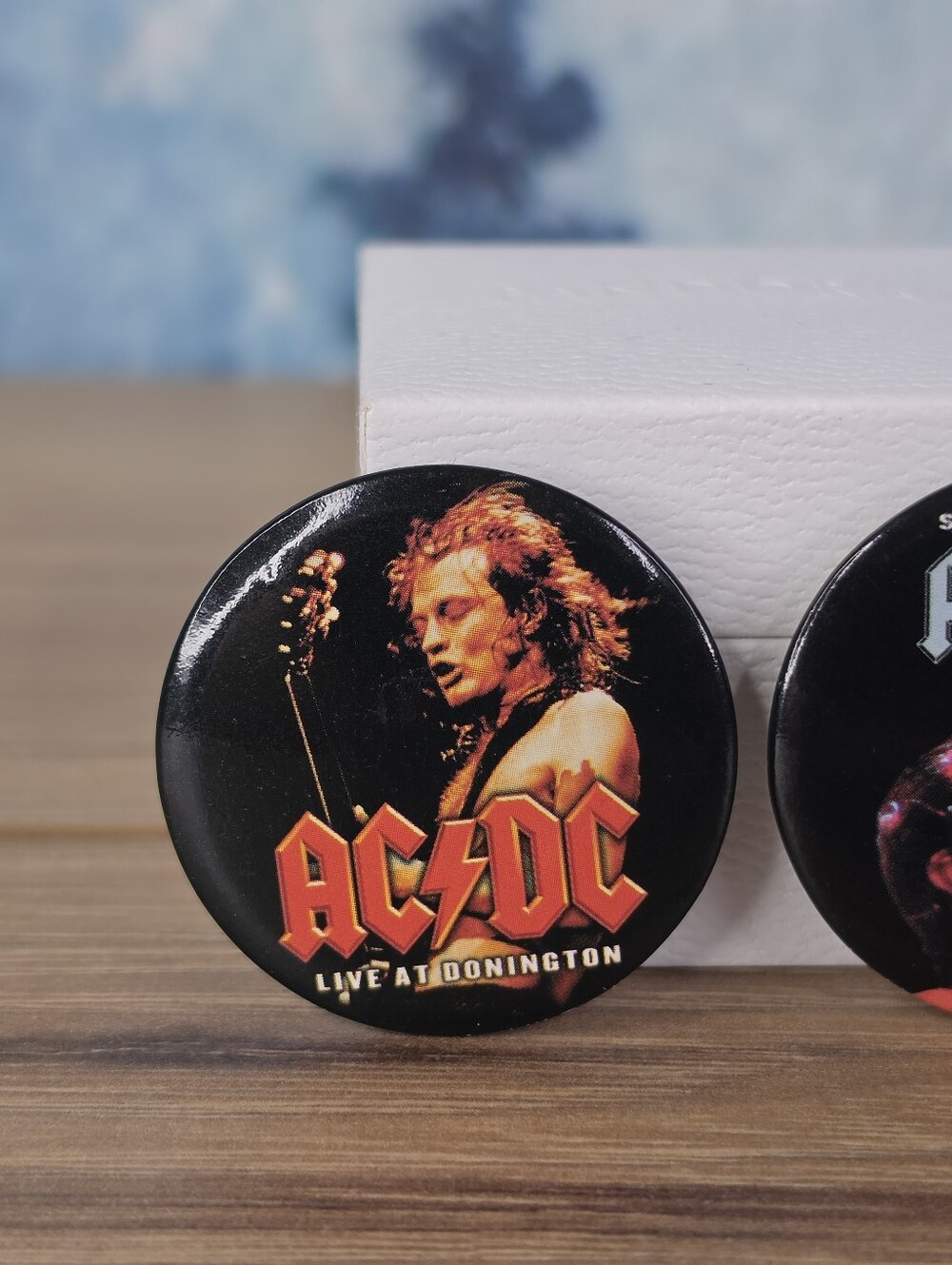 Vintage AC/DC Pinback Buttons y2k - Picture 2 of 6